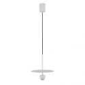 Pendul LED stil minimalist EDEM alb