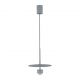 Pendul LED stil minimalist EDEM gri