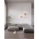 Aplice, corpuri de iluminat pentru pereti - Aplica de perete LED stil minimalist EDEM gri