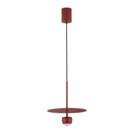 Pendule, Lustre suspendate - Pendul LED stil minimalist EDEM rosu