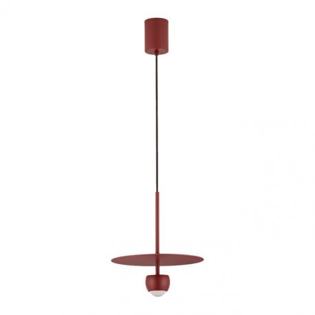 Pendule, Lustre suspendate - Pendul LED stil minimalist EDEM rosu