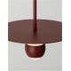 Pendule, Lustre suspendate - Pendul LED stil minimalist EDEM rosu