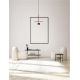 Pendule, Lustre suspendate - Pendul LED stil minimalist EDEM rosu