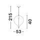 Pendule, Lustre suspendate - Lustra suspendata moderna design unicat AMBROSIA
