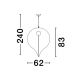 Pendule, Lustre suspendate - Lustra suspendata moderna design unicat AMBROSIA