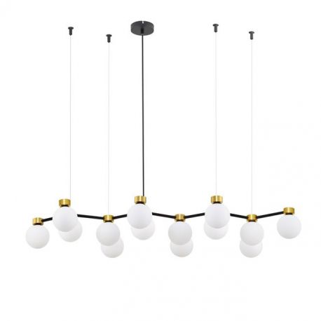 Pendule, Lustre suspendate - Lustra suspendata cu 14 surse de lumina DOMINO