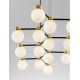 Pendule, Lustre suspendate - Lustra suspendata cu 14 surse de lumina DOMINO