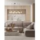 Pendule, Lustre suspendate - Lustra suspendata cu 14 surse de lumina DOMINO
