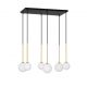 Pendule, Lustre suspendate - Lustra moderna cu 6 pendule SAVOY