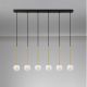 Pendule, Lustre suspendate - Lustra moderna cu 6 pendule SAVOY