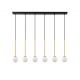 Pendule, Lustre suspendate - Lustra moderna cu 6 pendule SAVOY