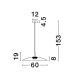 Pendule, Lustre suspendate - Lustra LED design modern POLIFEMO maro, 60cm