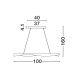 Pendule, Lustre suspendate - Lustra LED suspendata design modern RADON