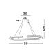 Pendule, Lustre suspendate - Lustra LED suspendata design circular ELMO