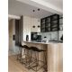 Pendule, Lustre suspendate - Pendul LED stil minimalist CONGA negru
