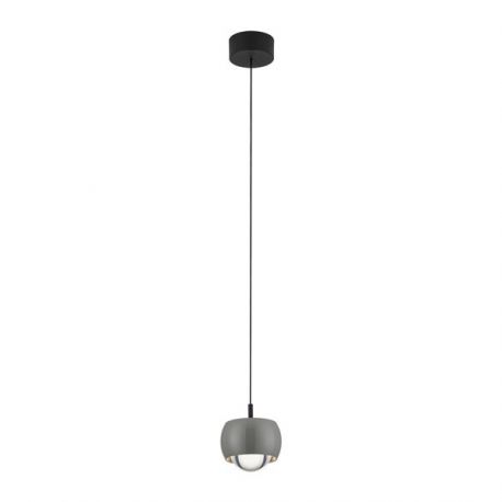 Pendule, Lustre suspendate - Pendul LED stil minimalist CONGA gri