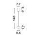 Pendule, Lustre suspendate - Pendul LED stil minimalist CONGA Coffee