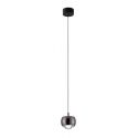 Pendul LED stil minimalist CONGA crom negru