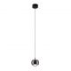 Pendule, Lustre suspendate - Pendul LED stil minimalist CONGA crom negru