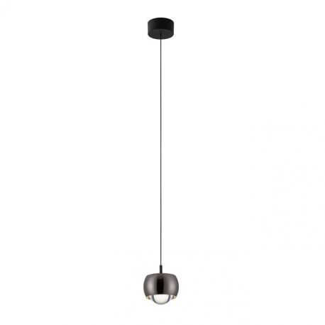 Pendule, Lustre suspendate - Pendul LED stil minimalist CONGA crom negru