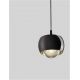 Pendule, Lustre suspendate - Pendul LED stil minimalist CONGA crom negru
