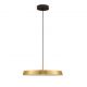 Lustra LED suspendata design modern VETRO auriu, D-50cm