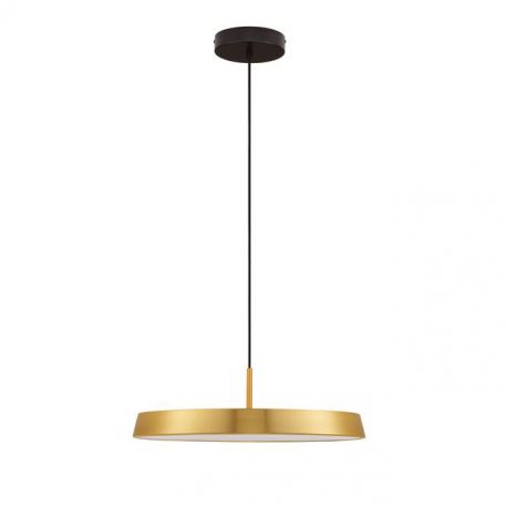 Pendule, Lustre suspendate - Lustra LED suspendata design modern VETRO auriu, D-50cm