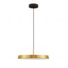 Lustra LED suspendata design modern VETRO auriu, D-50cm