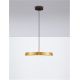 Pendule, Lustre suspendate - Lustra LED suspendata design modern VETRO auriu, D-50cm