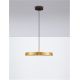 Pendule, Lustre suspendate - Lustra LED suspendata design modern VETRO auriu, D-50cm