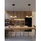 Pendule, Lustre suspendate - Lustra LED suspendata design modern VETRO auriu, D-50cm