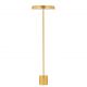 Lampadare - Lampa de podea LED design modern VETRO auriu, D-40cm