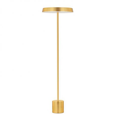 Lampadare - Lampa de podea LED design modern VETRO auriu, D-40cm
