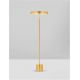 Lampadare - Lampa de podea LED design modern VETRO auriu, D-40cm