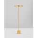 Lampadare - Lampa de podea LED design modern VETRO auriu, D-40cm