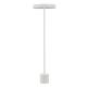Lampadare - Lampa de podea LED design modern VETRO alb, D-40cm