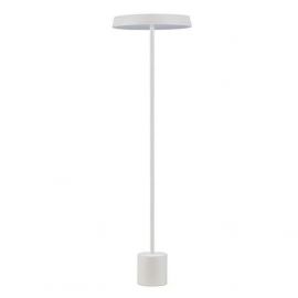 Lampadare - Lampa de podea LED design modern VETRO alb, D-40cm