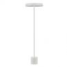 Lampa de podea LED design modern VETRO alb, D-40cm