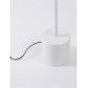 Lampadare - Lampa de podea LED design modern VETRO alb, D-40cm