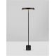 Lampadare - Lampa de podea LED design modern VETRO negru, D-40cm