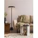 Lampadare - Lampa de podea LED design modern VETRO negru, D-40cm