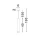 Pendule, Lustre suspendate - Pendul tubular design modern minimalist SEAWAVE, alb