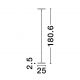Lampadare - Lampa de podea LED design modern SINKRO, negru