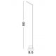 Stalpi - Stalp de exterior pentru terasa sau gradina, VEL H-80cm