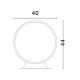 Stalpi - Stalp de exterior pentru terasa sau gradina, MIB H-44cm