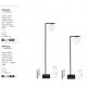Stalpi - Stalp de exterior pentru terasa sau gradina, ORACLE H-90cm