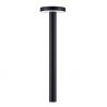 Stalp de exterior pentru terasa sau gradina, MOOD negru H-40cm