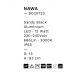 Tarusi - Tarus LED modern iluminat exterior ambiental IP65 NAWA H-93cm