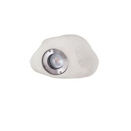 Lampi decorative si solare - Iluminat exterior ambiental, spot din ciment IP65 SOFT alb