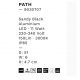 Aplice - Aplica LED iluminat ambiental perete exterior IP65 PATH negru, 51cm